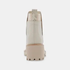 Huey H2O Boots Off White Leather