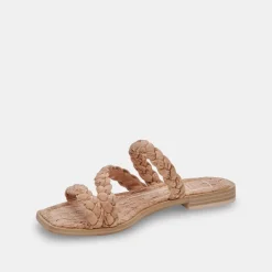Iman Sandals Natural Cork