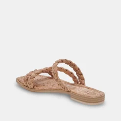 Iman Sandals Natural Cork