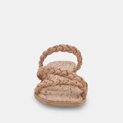 Iman Sandals Natural Cork