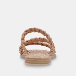 Iman Sandals Natural Cork