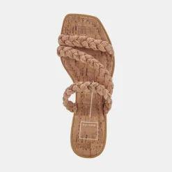 Iman Sandals Natural Cork
