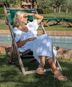 Iman Wide Sandals Cafe Stella