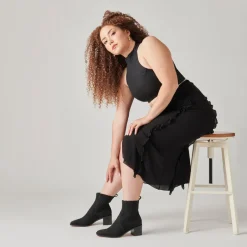 Irnie Booties Black Nubuck