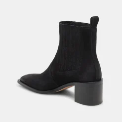 Irnie Booties Black Nubuck