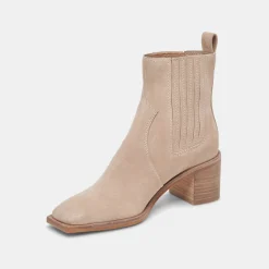 Irnie Booties Taupe Suede