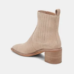 Irnie Booties Taupe Suede