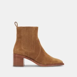 Irnie Booties Tobacco Suede