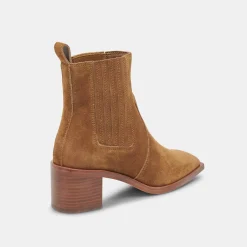 Irnie Booties Tobacco Suede