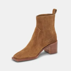 Irnie Booties Tobacco Suede