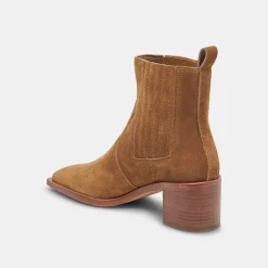 Irnie Booties Tobacco Suede