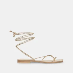 Ivette Sandals Gold Metallic Stella