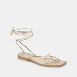 Ivette Sandals Gold Metallic Stella