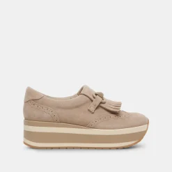 Jhax Sneakers Almond Suede