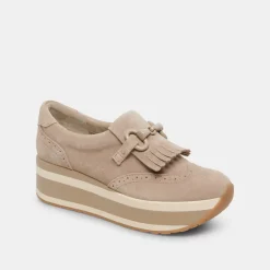 Jhax Sneakers Almond Suede