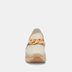 Jhenee Espadrille Sneakers Ivory Leather
