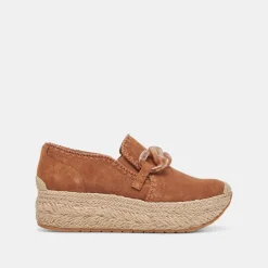 Jhenee Espadrille Sneakers Pecan Suede