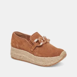 Jhenee Espadrille Sneakers Pecan Suede