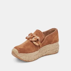 Jhenee Espadrille Sneakers Pecan Suede
