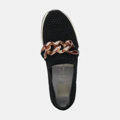 Jhenee Perforated Sneakers Onyx Suede