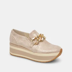 Jhenee Sneakers Light Gold Nubuck