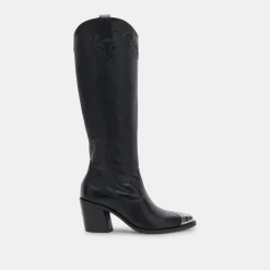Kamryn Boots Black Leather