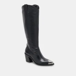 Kamryn Boots Black Leather
