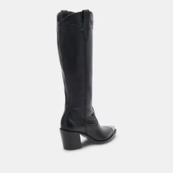 Kamryn Boots Black Leather
