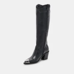 Kamryn Boots Black Leather
