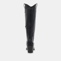 Kamryn Boots Black Leather