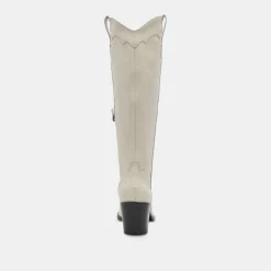 Kamryn Boots Off White Leather