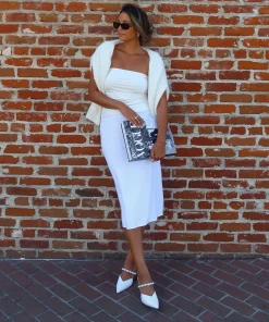 Kanika Pearl Heels Vanilla Silk