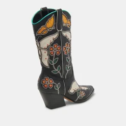 Lelou Boots Black Multi Leather