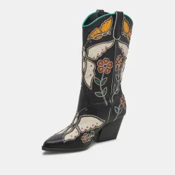 Lelou Boots Black Multi Leather