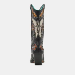 Lelou Boots Black Multi Leather