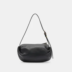 Livi Shoulder Bag Black Leather