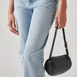 Livi Shoulder Bag Black Leather