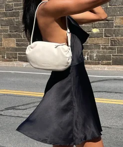 Livi Shoulder Bag Ivory Leather