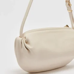 Livi Shoulder Bag Ivory Leather