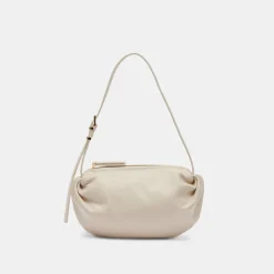 Livi Shoulder Bag Ivory Leather