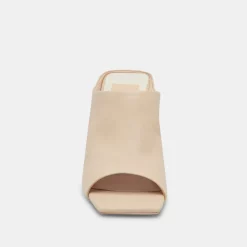 Lizzo Heels Biscuit Leather