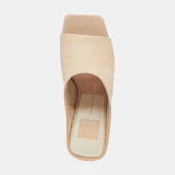 Lizzo Heels Biscuit Leather