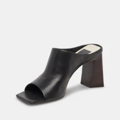 Lizzo Heels Black Leather