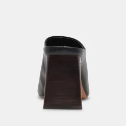 Lizzo Heels Black Leather