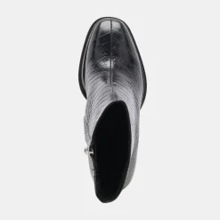 Lochly Boots Noir Embossed Leather