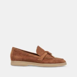Lonzo Flats Brown Suede
