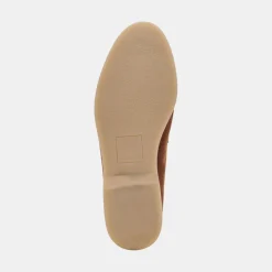 Lonzo Flats Brown Suede