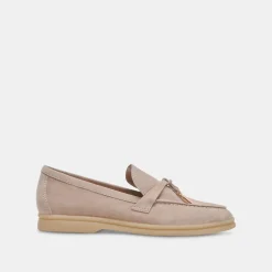 Lonzo Flats Taupe Suede