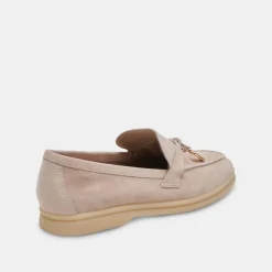 Lonzo Flats Taupe Suede