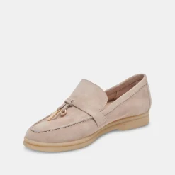 Lonzo Flats Taupe Suede